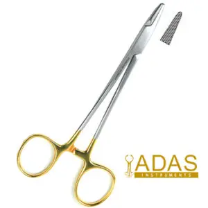 Baumgartner Needle Holder Serrated Tungsten Carbide
