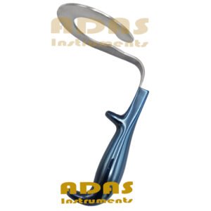 Patented C Circular Retractor for superior cavity visualization.