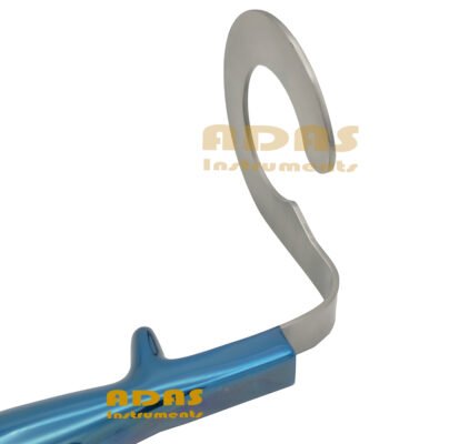 Patented C Circular Retractor for superior cavity visualization.