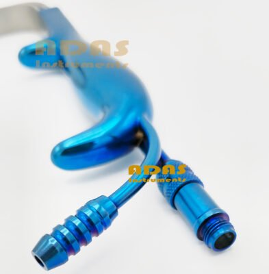 C Circular Breast Retractor | Fiber Optic & Suction | Adas Instruments