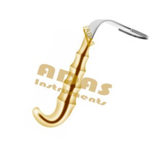 Epstein Breast Retractor with 140mm Blade and Fiber Optic Suction Options Adas Instruments