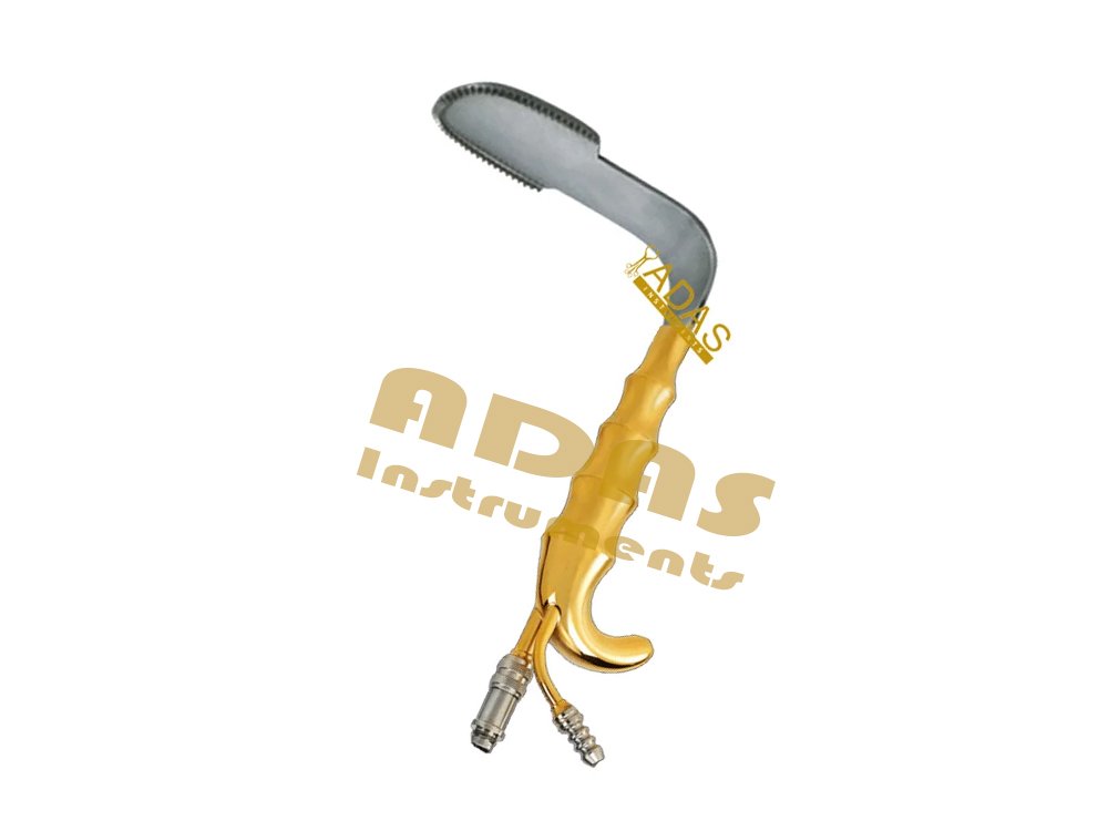 Epstein Breast Retractor | 90-140mm | Fiber Optic & Suction