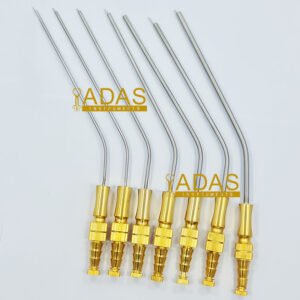 Frazier Suction Tube – 19.5cm Angled Surgical Cannula with Cleaning Stylet