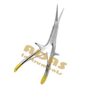 Gorney Turbinate scissors Angled Tungsten Carbide 21cm Premium Stainless Steel Adas Instruments