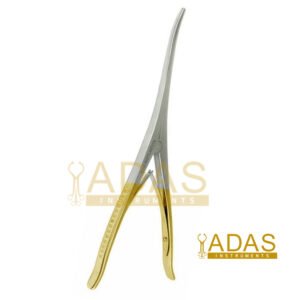 Iconoclasts Breast Spreaders with blunt blades in 22cm and 29cm sizes and gold color handle for breast surgery