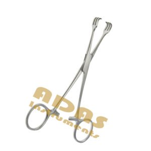 Lahey Traction Forceps with 3x3 Sharp Teeth for Thyroid Surgery Adas Instruments