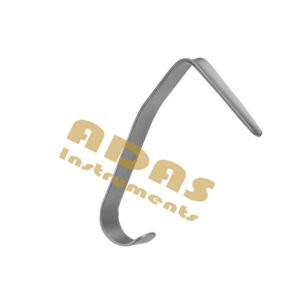 Maliniac Nasal Retractor with 9mm x 45mm Blade for Rhinoplasty and Nasal Surgery Adas Instruments
