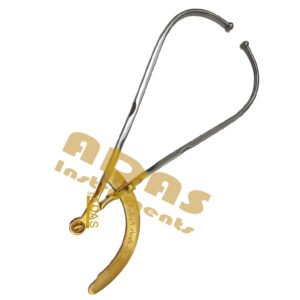 Martin Mammaplasty Caliper Gold with 10cm Scale for Breast Surgery Adas Instruments