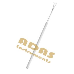 Nasal Tenaculum Hook with 2 Sharp V-Shape Prongs for Rhinoplasty Adas Instruments