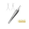 Adson forceps surgical instrument, 1x2 teeth or serrated without teeth, 12 cm and 15 cm, Adas Instruments