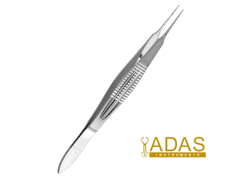 thumbnail image 2 of HTI Castroviejo Suture Tying Forceps – Ophthalmic, Straight, Fine Point, 3.5" – Surgical Grade Stainless Steel, Autoclavable 2 of 5
