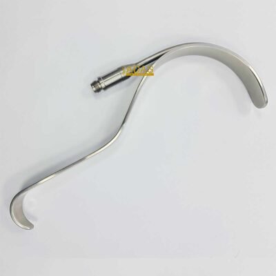 Deaver Retractor in Multiple Sizes with Integrated Fiber Optic Illumination Adas Instruments