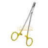 Mayo Hegar needle holder with ratchet lock, tungsten carbide jaws, 14 to 27.5 cm, Adas Instruments
