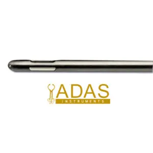 Mercedes Liposuction Cannula with triple-port tip for 360-degree fat suction.
