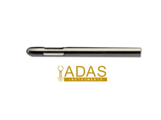 Mercedes Liposuction Cannula with triple-port tip for 360-degree fat suction.