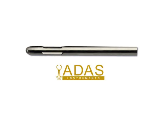 Mercedes Liposuction Cannula with triple-port tip for 360-degree fat suction.