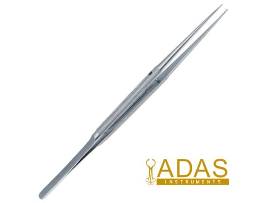 Micro Suture Forceps Round Bodies Tying Platform Diamond Dust Coating Stainless Steel Adas Instruments