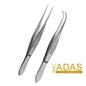 Iris Forceps Serrated Fine – Ophthalmic Forceps, Microsurgery Tissue Tool