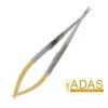 Castroviejo needle holder with ratchet lock, straight pattern