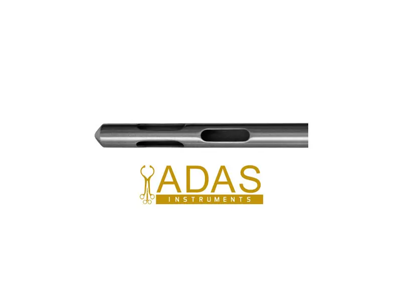 Accelerator Liposuction Cannula with three side-ports for fat suction