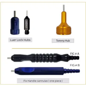 liposuction cannula hubs