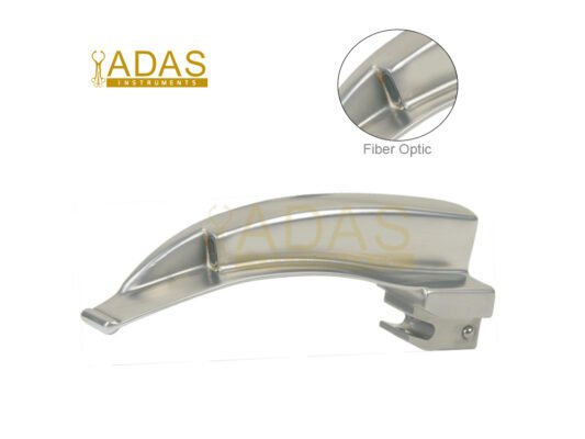 Technical size chart for Integrated Fiber Optic McIntosh Blades.