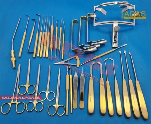 Cleft Lip and Palate Surgical Instrument Set 35 pieces ADAS Instruments