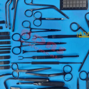 Tungsten Carbide TC scissors rhinoplasty set titanium black ADAS Instruments