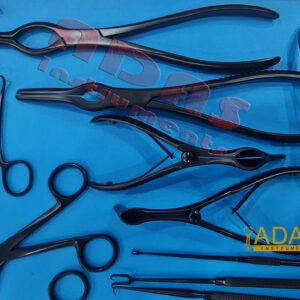 Rhinoplasty Set – Titanium Black Coated 72 Pcs | ADAS Instruments