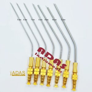 Frazier suction tube set 7 pieces 5mm to 12mm German stainless steel ADAS Instruments
