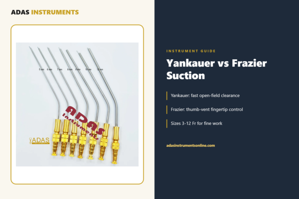 Adas Frazier suction tube set with stylets