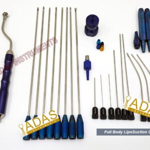 Full body liposuction cannula set 32 pieces Mercedes Toledo Accelerator Basket ADAS Instruments