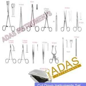 Cut down instrument set, 20 pieces, German stainless steel, ADAS Instruments