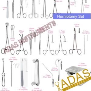 Herniotomy instrument set, 45 pieces, German stainless steel, ADAS Instruments