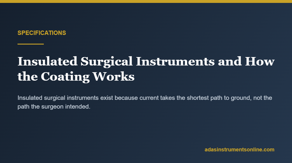 insulated surgical instruments specifications guide from Adas Instruments