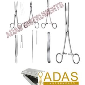 Nurses surgical instrument set, 7 pieces, German stainless steel, ADAS Instruments